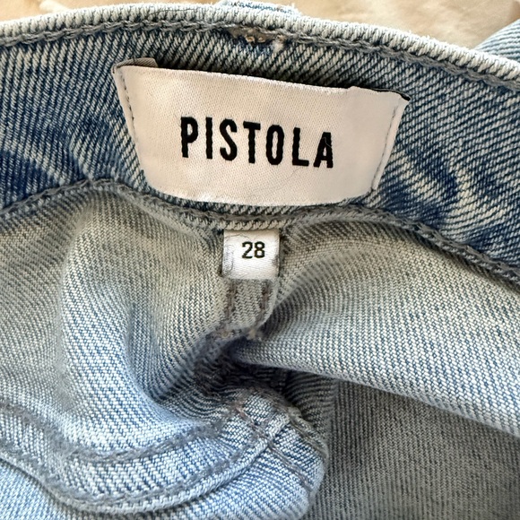 Pistola Light Blue Wide Leg Jeans - Picture 6 of 7